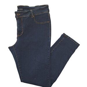Maurices Dark Wash Skinny Jeans Plus Size 20
